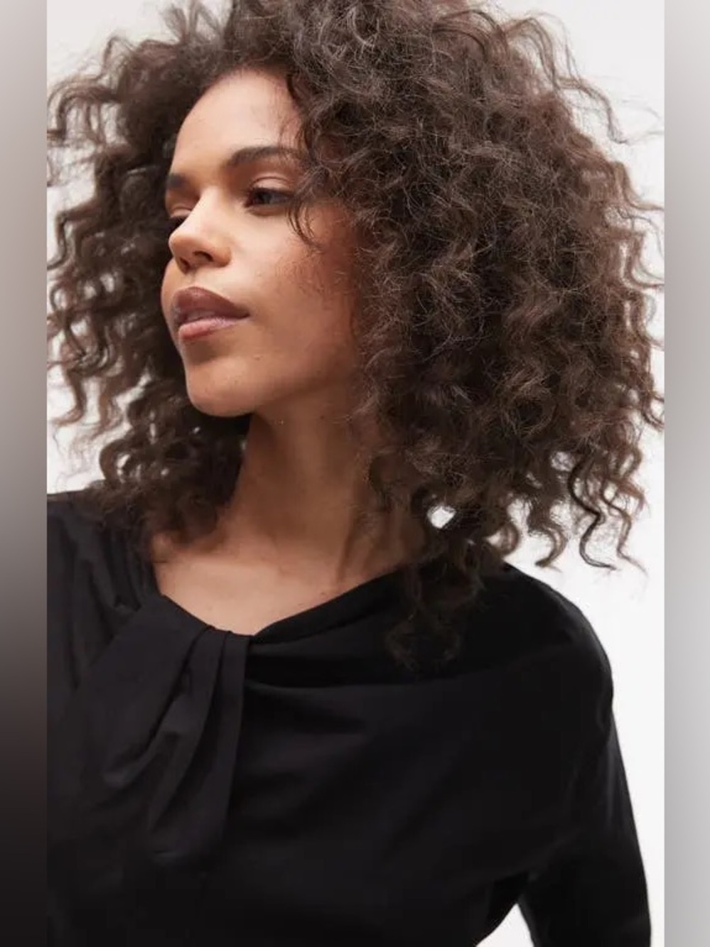 Twist Front Poplin Top - Picture 3 of 5